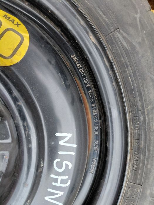 15 резервна джанта патерица 4х114,3 Nissan Almera Нисан 135/80/15