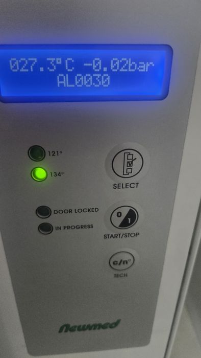 Autoclav Nubyra 6 defect