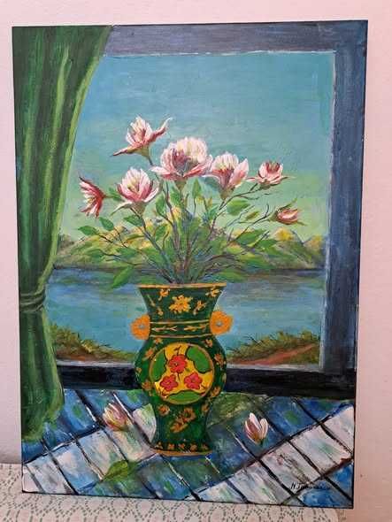 Tablouri frumoase,panza-ulei