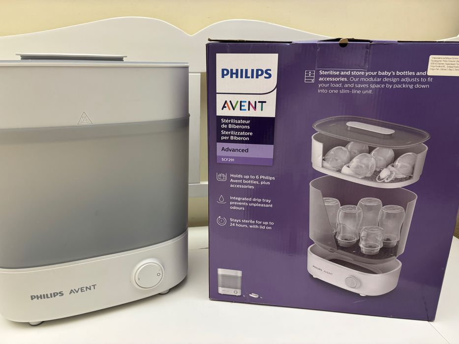Стерилизатор за за бебешки шишета Philips