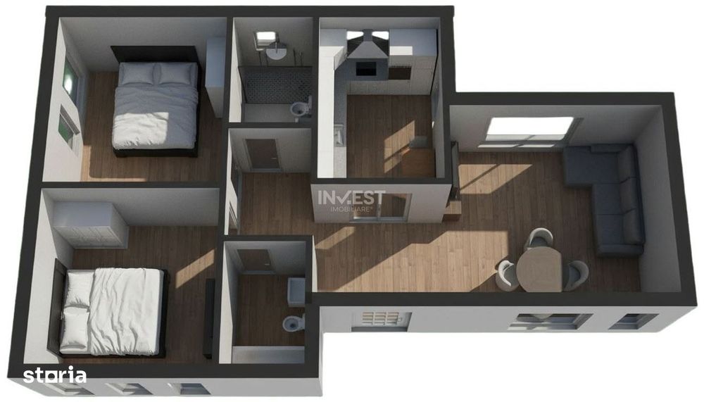 Casa Individuala, 3 Camere, 400Mp Teren - Tlt Vorovesti- Miroslava