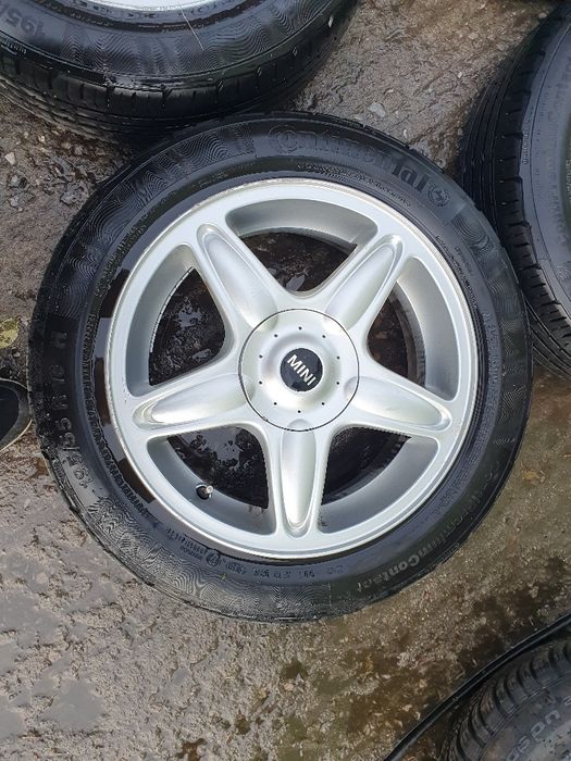 4бр алуминиеви джанти за Мини Купар/ 6.5ж Х16 /ет 48/ 4Х 100/ . 2008г/