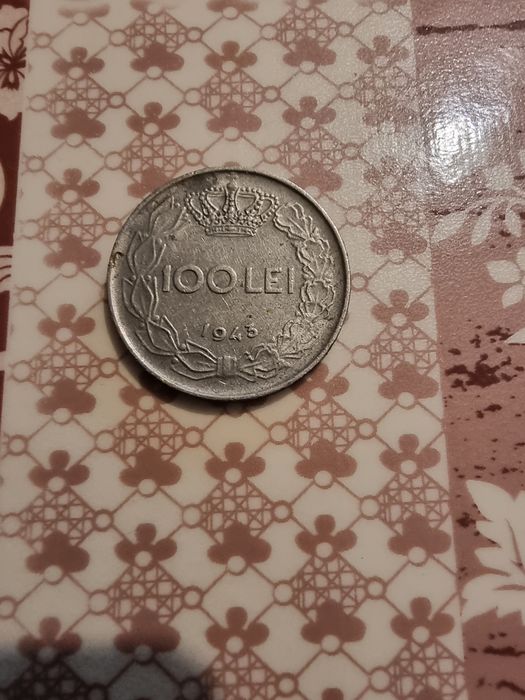 Monede veche de 100 de lei anul 1943 de colecție