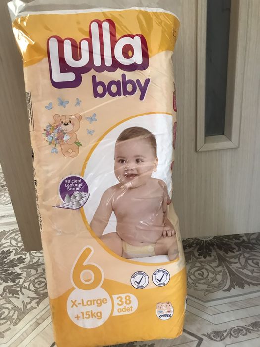 Памперс турецкий.Качество супер.Размер 5-6.упаковке 38 шт