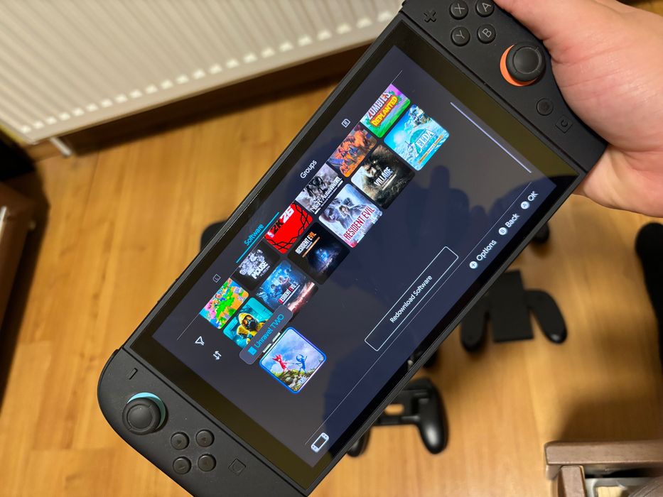 Nintendo Switch 2 – ПЪЛЕН КОМПЛЕКТ + допълнителен чифт Joy-Con + куфар + игри