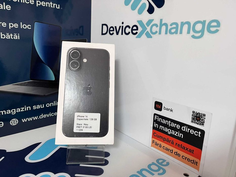 iPhone 16 Black 128 GB * Garantie *Buy Back * deviceXchange