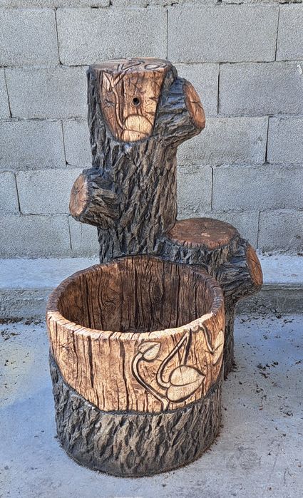 Градински мивки от щампован бетон