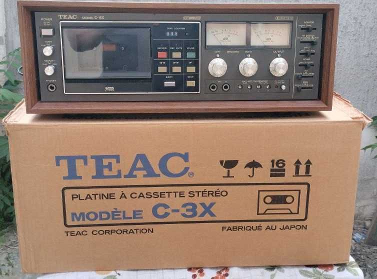 Студийный кассетный магнитофон TEAC C-3X, две скорости!