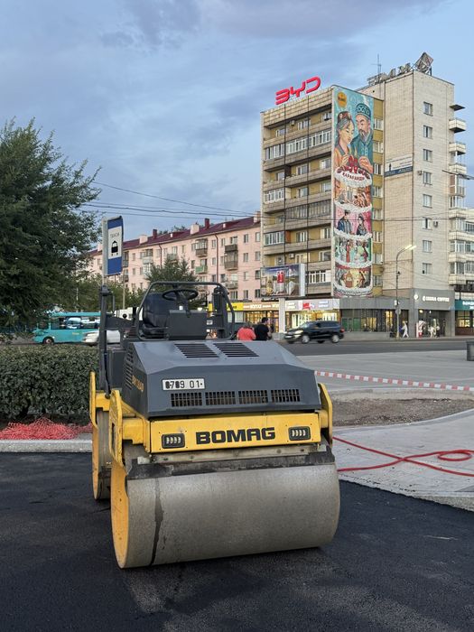 Услуги катка 5тонн ,погрузчика
