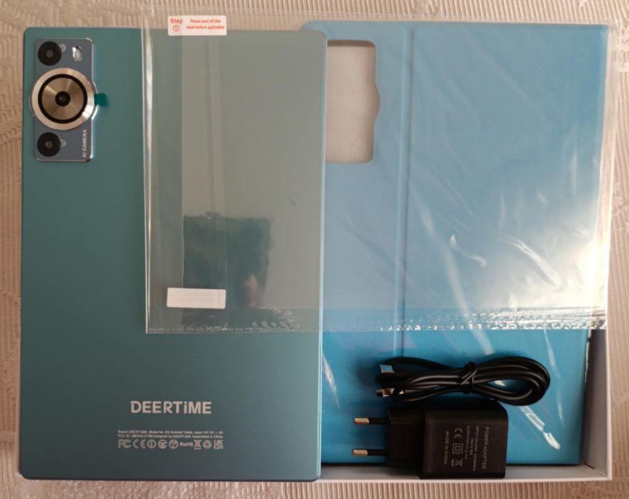 Нов таблет DEERTiME с Android 15, 10.1", 30GB RAM, 128GB ROM 1TB, 8-яд