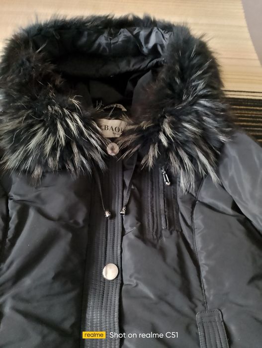 Пуховик зимний теплый