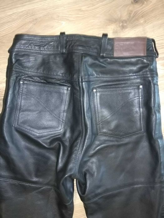 Мъжки панталони естествена кожа