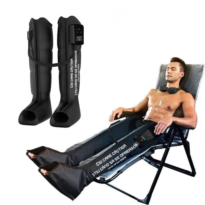 Aparat Drenaj Limfatic - Aparat masaj picioare cu presiune reglabilă.