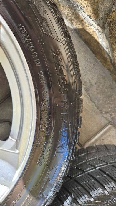 Зимни гуми с джанти 17" Borbet 215/55 R17 - 4 бр.