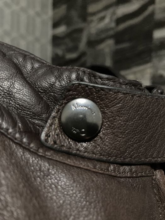 кожанная куртка Massimo Dutti