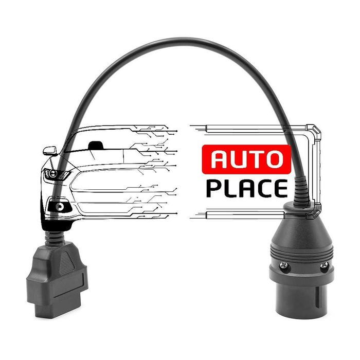 Кабел / Преходник / Адаптер за Mercedes 38 Pin 38 Пин Delphi Autocom