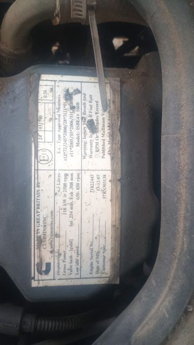 Motor cummins isb e4 complet