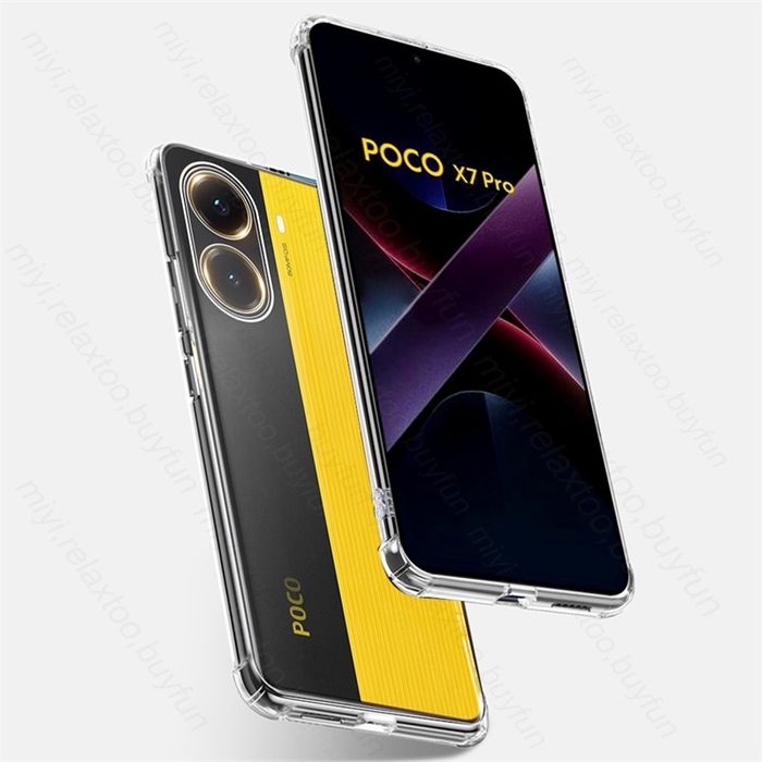 Xiaomi Poco X7 Pro / X7 / Удароустойчив TPU силиконов кейс гръб