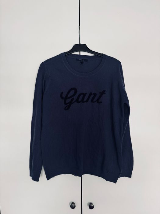 Pulover Gant bleumarin din lana marimea xl