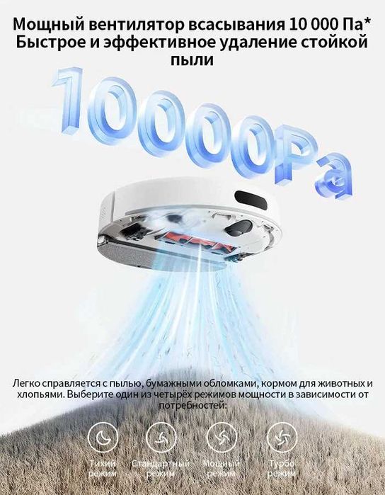 Робот-пылесос Xiaomi H40, влажная/сухая new док-станцией