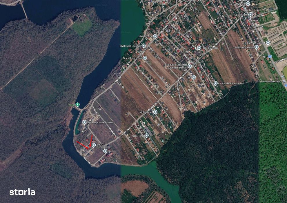 Teren Intravilan cu vedere la Lac si Padure, Toate Utilitatile