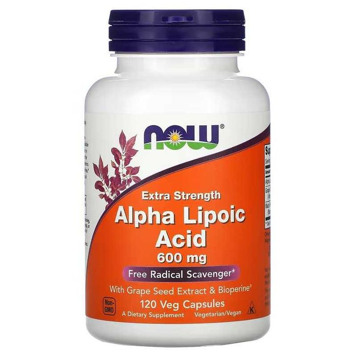 NOW Foods NOW Alpha Lipoic Acid альфа-липоевая кислота алфа alfa