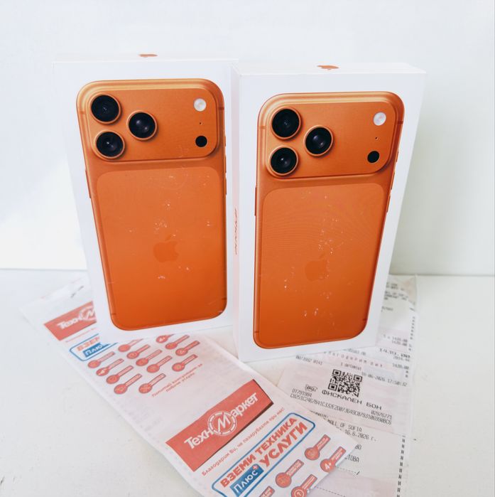 НОВ!iPhone 17 Pro Max 256GB Cosmic Orange 2г.ГАРАНЦИЯ Техномаркет!
