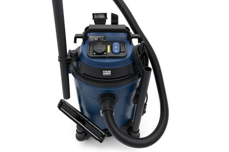 Индустриална прахосмукачка за мокро и сухо почистване 1200w 25 л hbm