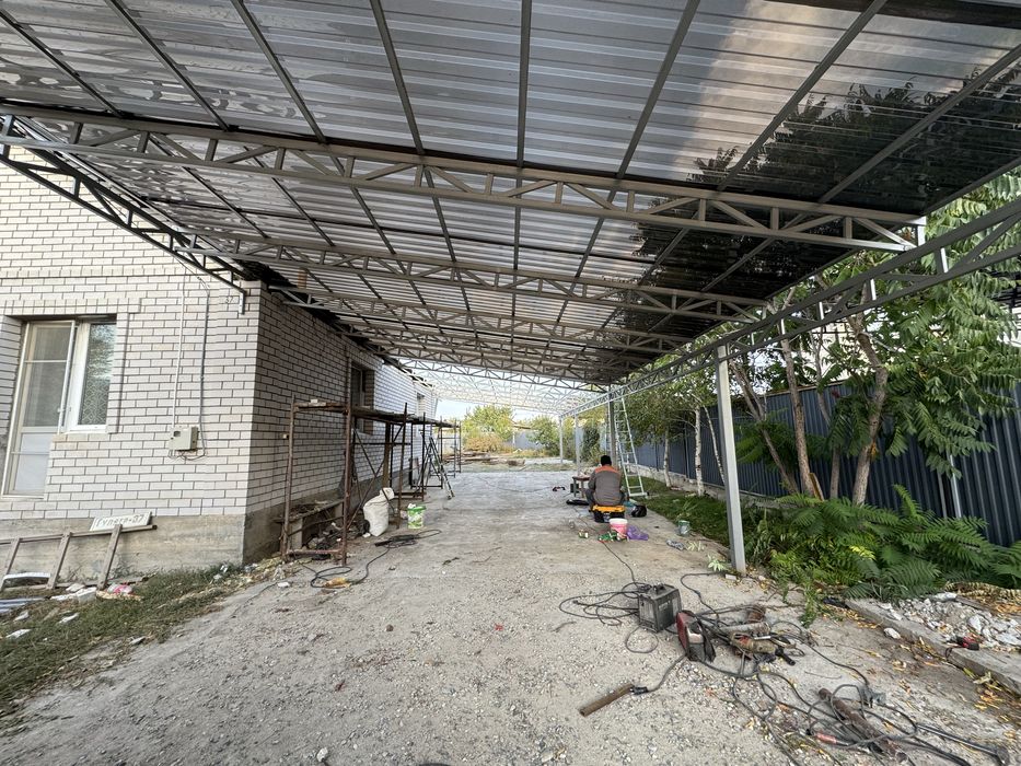 Навесы казырок ворото