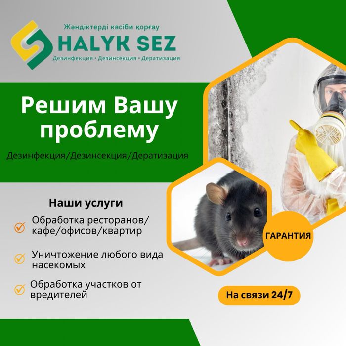 Уничтожение клопов, тараканов, крыс, запахов — быстро и безопасно!