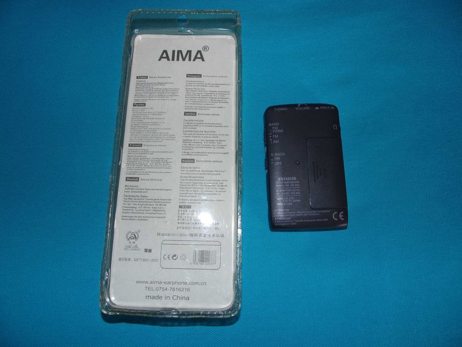 Radio AiWA CR-A61 cu casti original