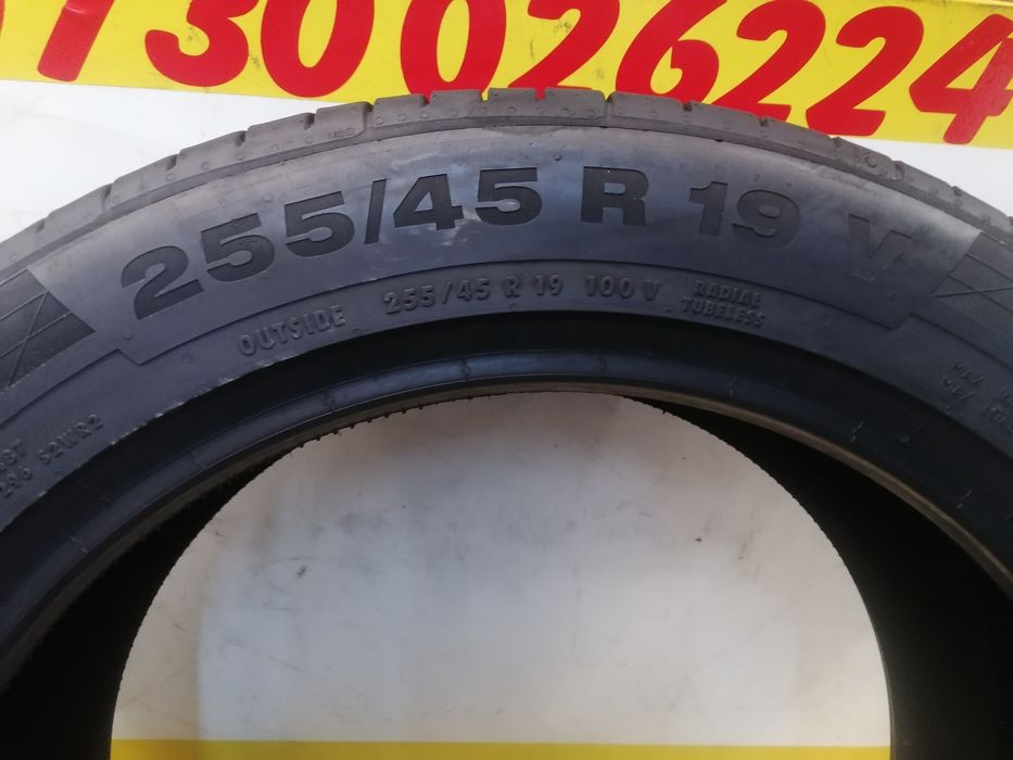 255/45/19. 4* Continental vara 100v dot 0818     6,80mm