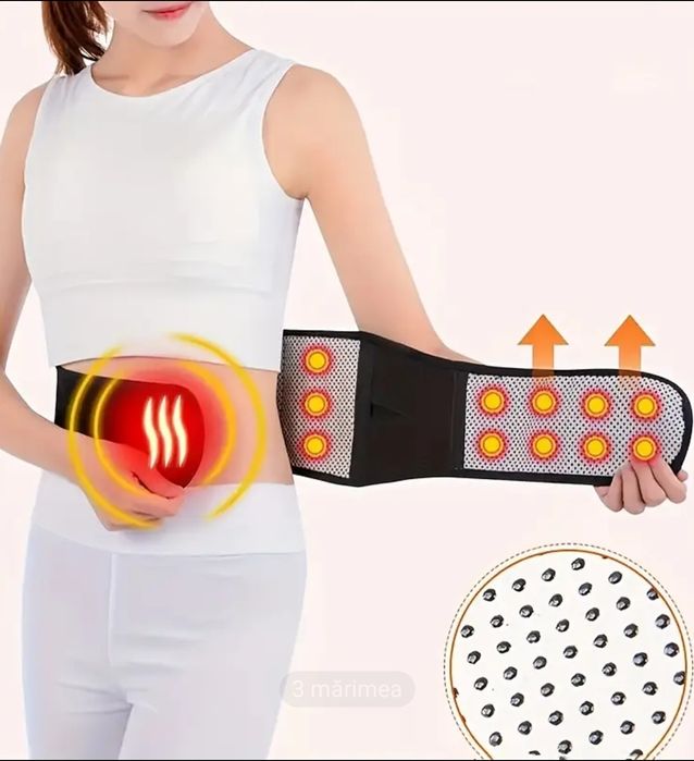 Centura Mijloc , Brâu Mijloc cu magneti , reglabila Unisex