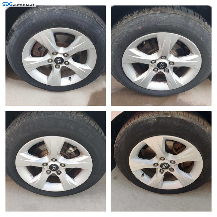 Set 4 Jante Janta Roata Roti Aliaj 205 60 16 R16 5x114.3 CB 67.1 Hyundai Ioniq 2016 - 2020 [Q2527]
