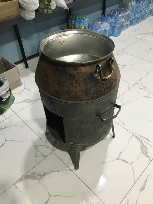 Mis qazon kazan qozon 8 kilo osh ketadi