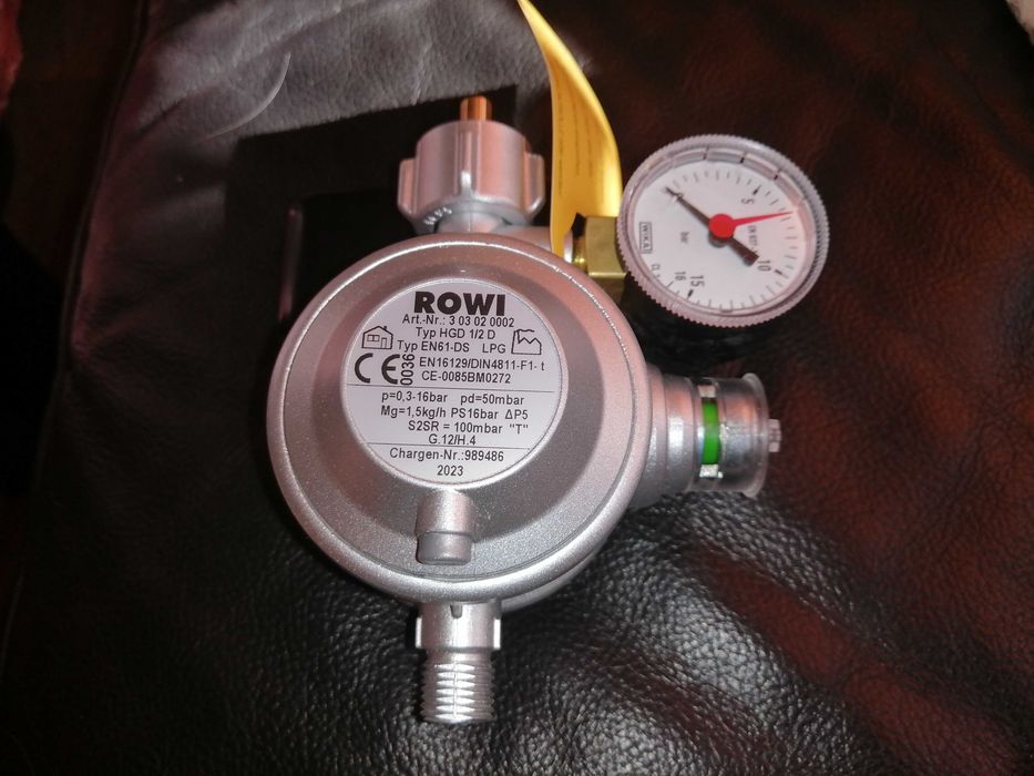 детектор за СО/въглероден окис/Kalrin и газов редуцир вентил Rowi