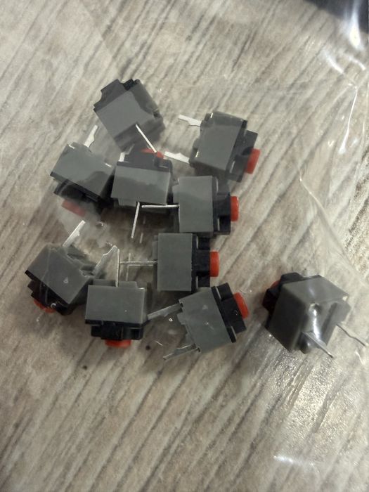 бесшумные переключательи для мыши huano kailh omron