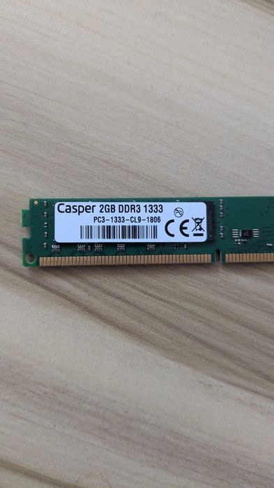 DDR3 2GB 1333 mhz