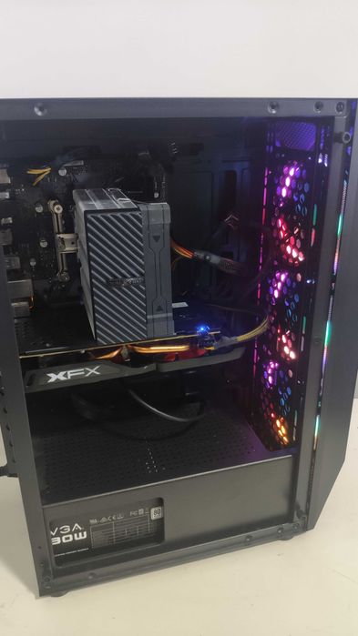 Геймърски компютър Core i5 9500 /16GB RAM/Radeon XFX AMD RX570 8GB/512SSD/1TB HDD
