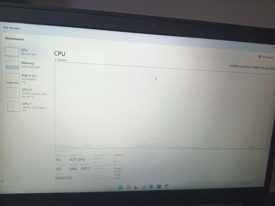 Lenovo IdeaPad L340 Gaming i5-9300H / GTX 1050 3GB / 8GB / SSD 256GB / Win11 Pro