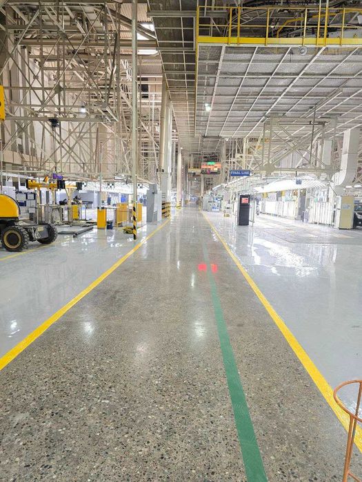 пол ремот ишлари завод фабрикаларда  эпоксид полиулитан