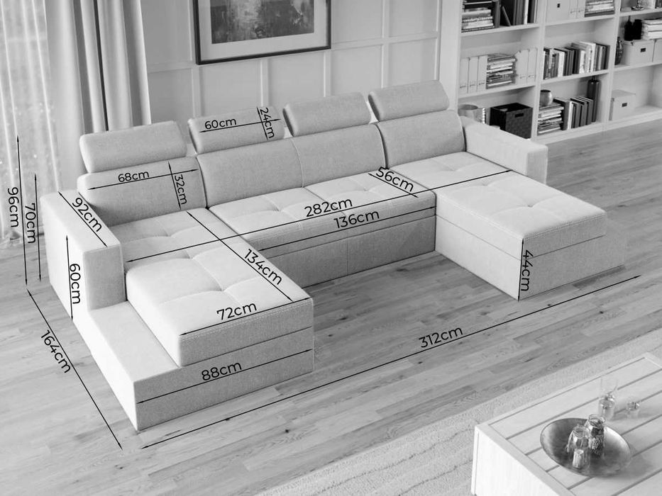 Coltar U Extensibil Paloma gri deschis / gri - Transport Gratuit