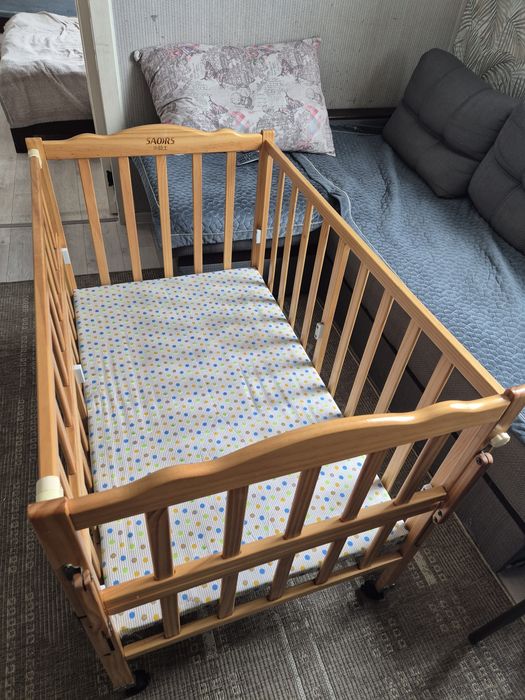 Манеж деревяный детский