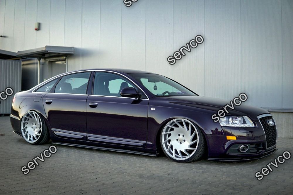 Set ornamente praguri Audi A6 C6 4F S-line 2004-2011 v1