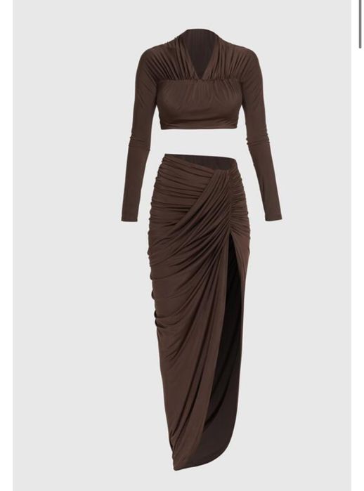 Cliche кафяв сет