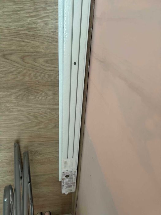 Двуканален корниз KARPOL ПВЦ, Бял, 150 см