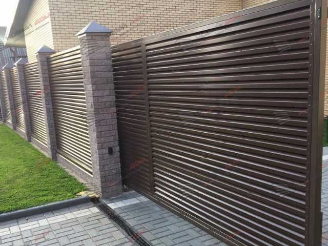 Забор жалюзи еврозабор