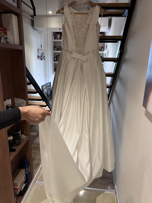 Rochie de mireasa din matase naturala