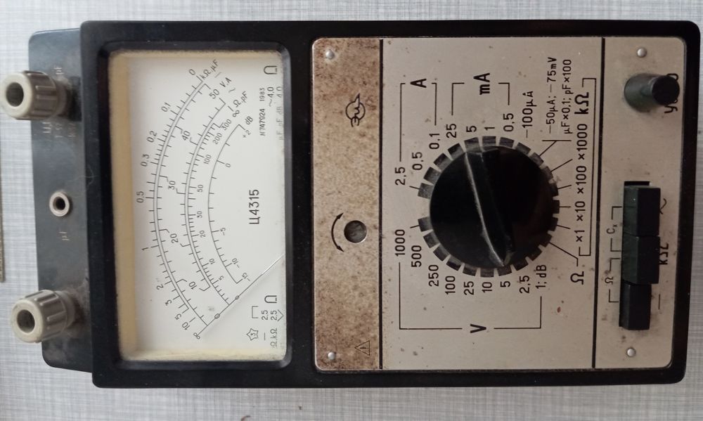 Мультиметры Ц4315 и Ц4342-М1 СССР