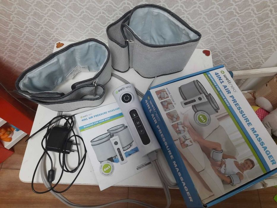 Масажор за крака, ръце , тяло WELLNEO AIR PRESSURE MASSAGER-4 в 1